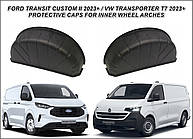 Захисні накладки на внутрішні колісні арки для Ford Transit Custom 2023+ /Фінляндія/