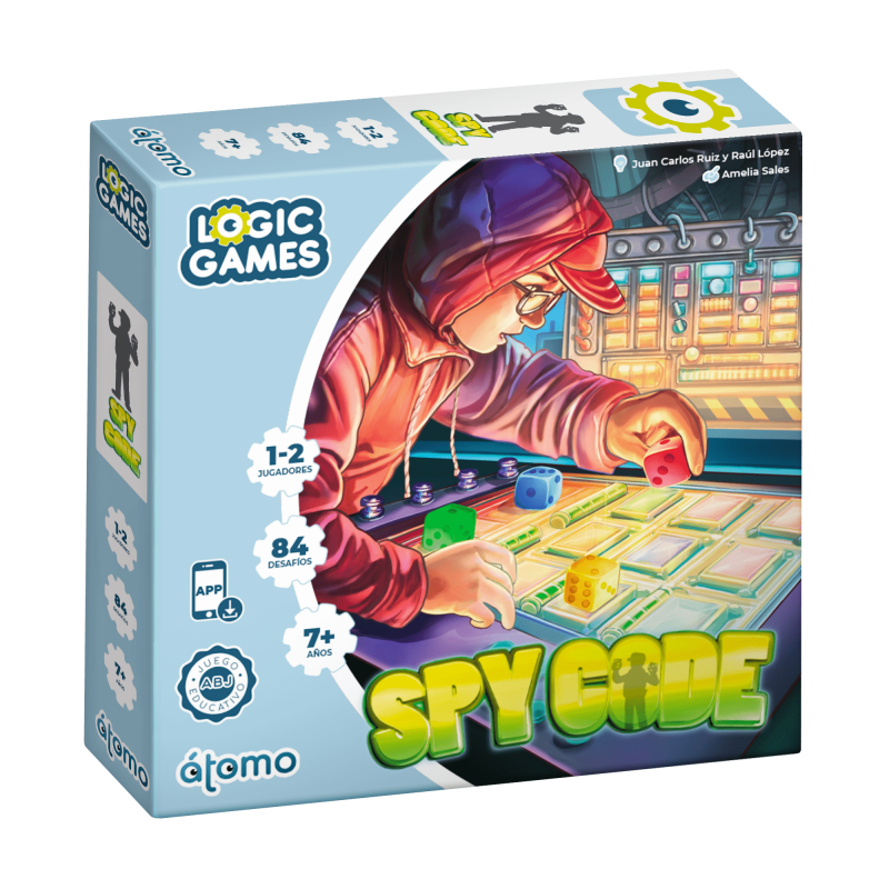 Головоломка Шпигунський код для 1-2 гравців, 6+. (Spy Code Atomo Games)