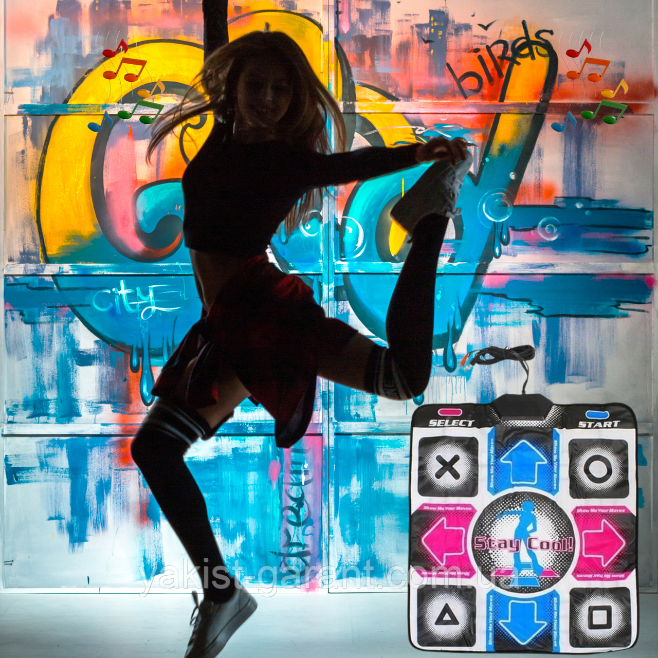 Танцювальний килимок X-TREME Dance PAD Platinum, фото 1