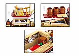 Конструктор SLUBAN Model Bricks Риболовний човен M38-B1118, фото 5