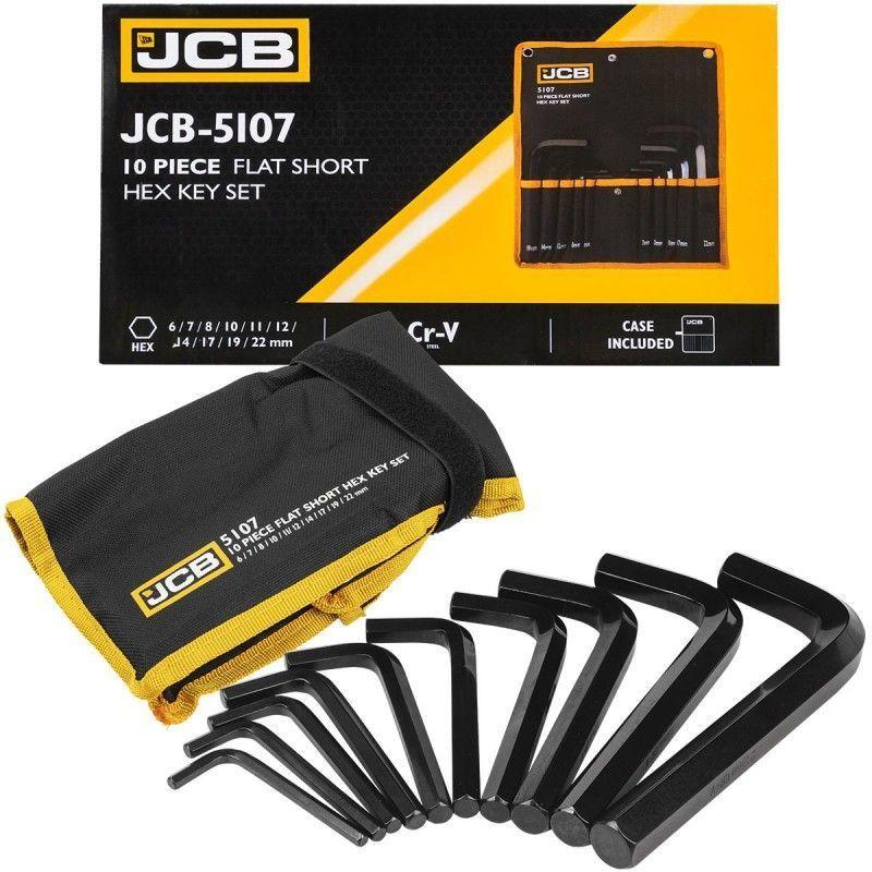 Haбіp Г-подібних ключів JCB Tools JCB-5107 HEX 10 од 6-22 мм в чохлі, фото 1