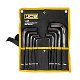 Haбіp Г-подібних ключів JCB Tools JCB-5107 HEX 10 од 6-22 мм в чохлі, фото 2