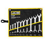 Набір рожкових ключів в чохлі 10 од. (6-27 мм) JCB Tools JCB-5102P, фото 2