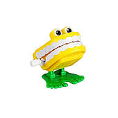 Іграшка у вигляді ходячих зубів з механізмом (жовта), 1 шт