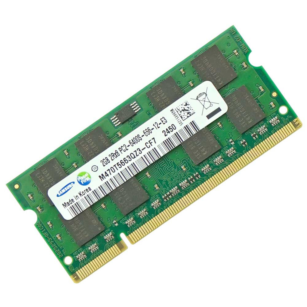 Оперативна пам'ять для ноутбука DDR2-800 2Gb SODIMM PC2-6400 Samsung MT470T5663QZ3-CF7 2048MB (7706949)