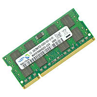 Оперативна пам'ять для ноутбука DDR2-667 2Gb SODIMM PC2-5300 Samsung M470T5663QZ3-CE6 2048MB (7706948)
