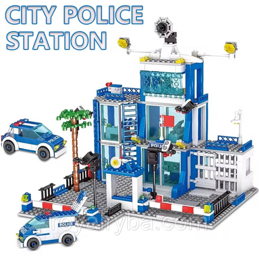 Поліцейська ділянка.Поліція.Конструктор.Лего.Lego.