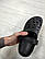 Тапочки шльопанці Crocs крокс сланці чорні, фото 5