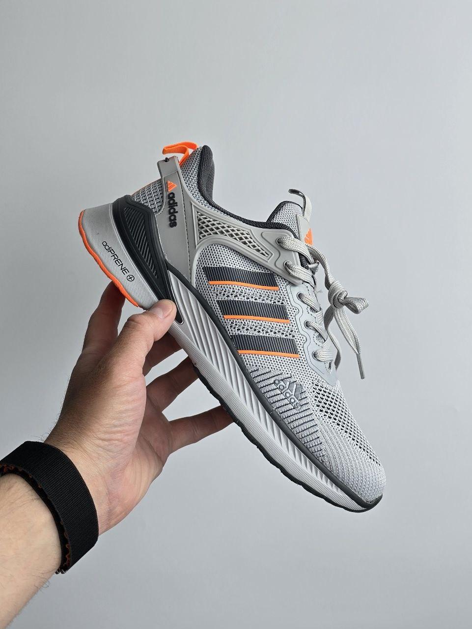 Кросівки чоловічі сірі Adidas Response Grey Orange (21175), фото 1