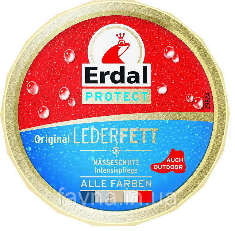 Erdal Lederfett Farblos Жир для взуття безбарвний 150 мл, фото 1
