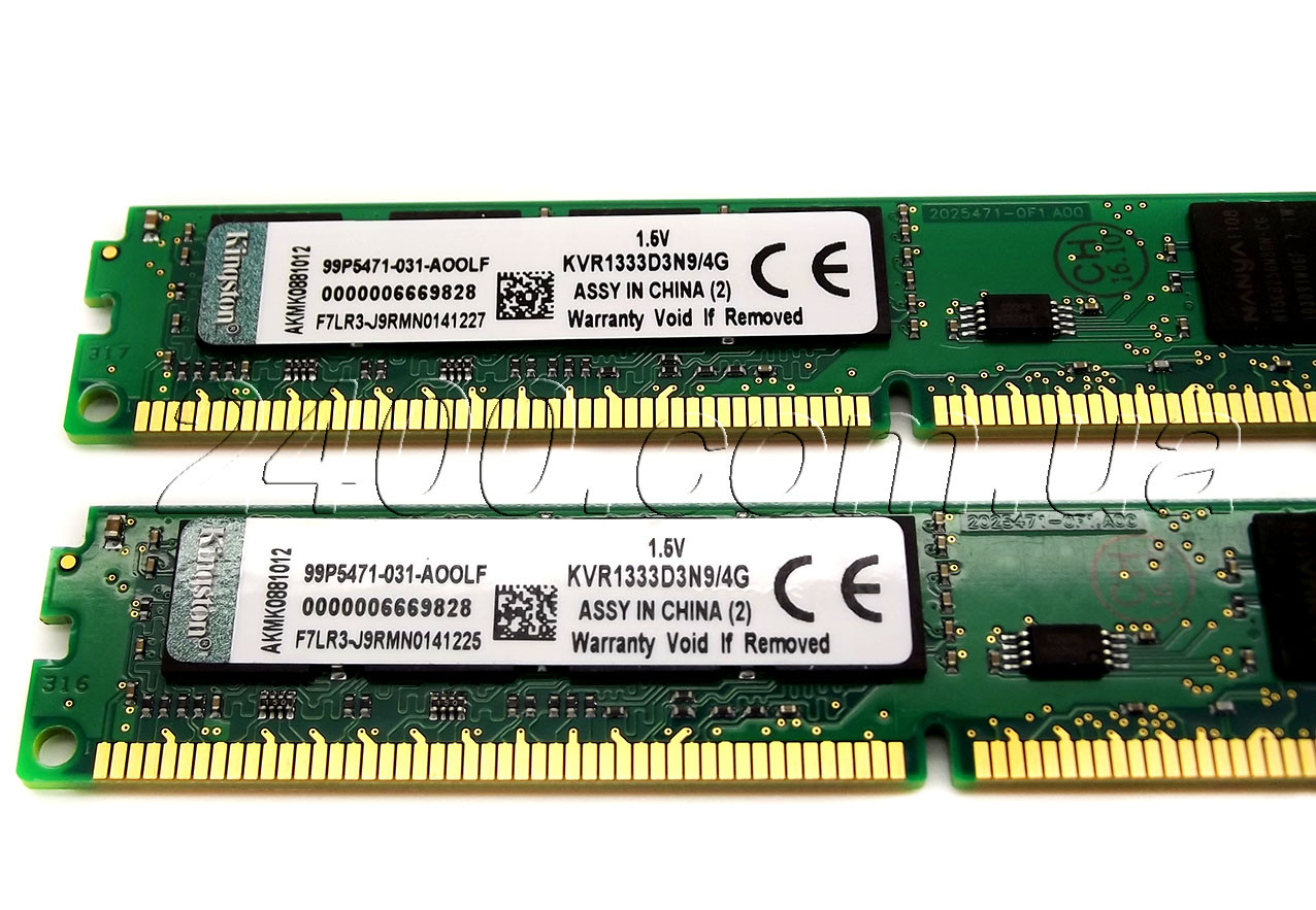 Оперативная память DDR3 4Gb (4Гб) 1333Мгц PC3-10600 универсальная ДДР3 4 ГБ 4096MB для INTEL и AMD (ОЗУ) - фото 4 - id-p467849108