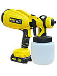 Акумуляторний фарбокопульт DeWalt DXR 651 (36V, 6AH) АКБ розпилювач з регулюванням ширини Девольт, фото 2