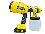 Акумуляторний фарбокопульт DeWalt DXR 651 (36V, 6AH) АКБ розпилювач з регулюванням ширини Девольт, фото 10
