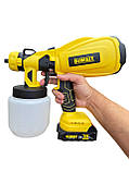 Акумуляторний фарбокопульт DeWalt DXR 651 (36V, 6AH) АКБ розпилювач з регулюванням ширини Девольт, фото 9