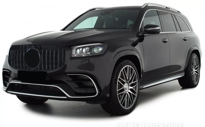 Передня решітка 2019-2023 (GT Panamericana Black) для мерседес GLS X167, фото 1