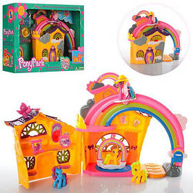 Будиночок для Поні My little pony 2387. 2 поні з аксесуарами