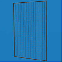 Сітка торговельна в рамці 50х180 см, осередок 50 мм, профіль 20 мм, чорна