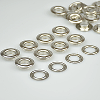 Люверс №28 (14 мм) Нержавіючий (Нікель) 50 шт