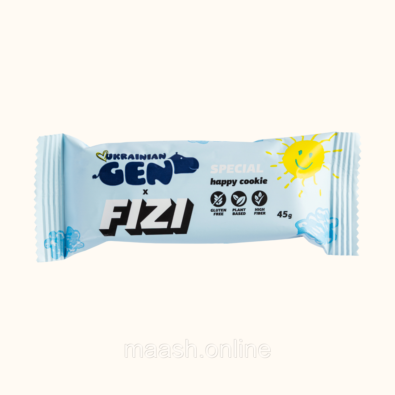 Батончик Happy Cookie Печиво з корицею FIZI, 45г