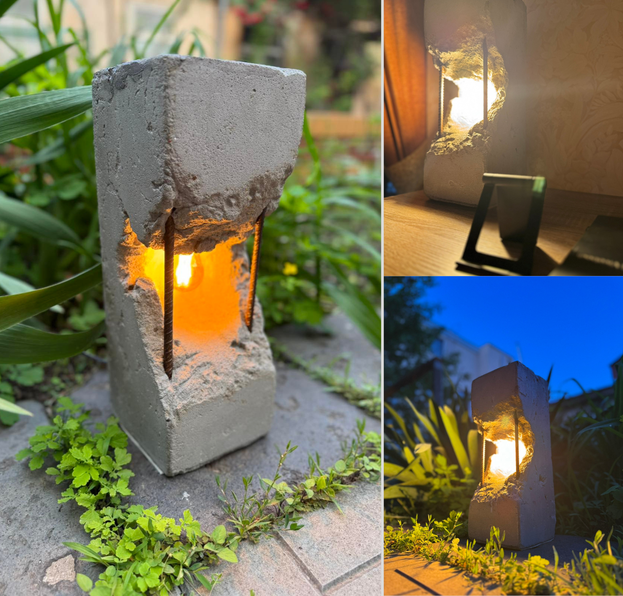 Світильник з бетону "Loft Glow" ABC