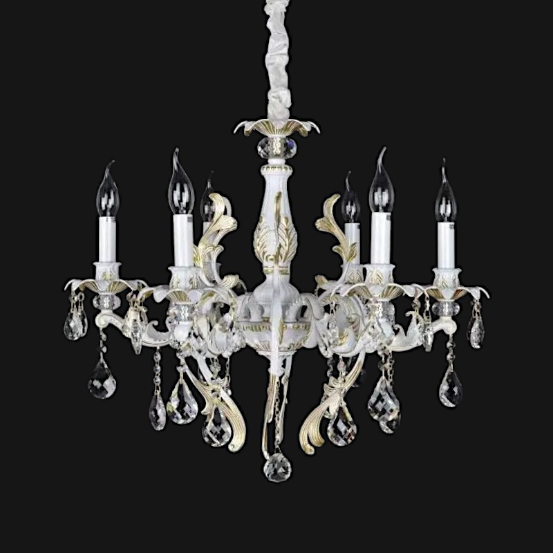 Люстра зі свічками SD-1962/6 SWH, фото 1