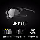 Сонцезахисні окуляри RockBros-10063 з фотохромними лінзами та діоптричною вставкою, фото 5