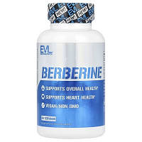Екстракт берберина Berberine 500 мг 60 капс контроль цукру в крові EVLution Nutrition США
