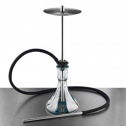 Кальян Tiaga Hookah Classic із нержавіючої сталі з прозорою колбою Candy Loop, фото 1