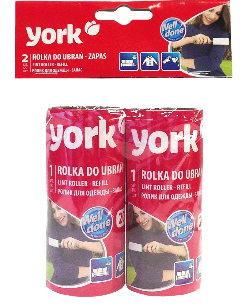 Щітка-валик для одягу запаска York 068010 2шт