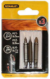 Біти двосторонні STANLEY STA61380