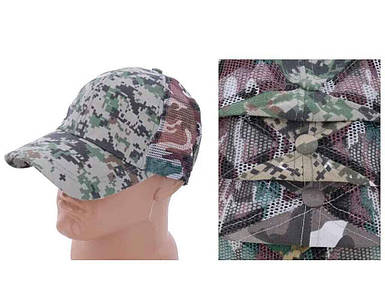 Кепка сірий чоловіча арт.R1290-ART_817047 р.56-58 ТМ TUZZI FG