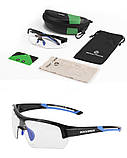 Спортивні сонцезахисні окуляри RockBros-10111 з фотохромною лінзою та діоптричною вставкою.solve, фото 5