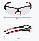 Спортивні сонцезахисні окуляри RockBros-10112 з фотохромною лінзою та діоптричною вставкою, фото 7