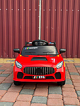 Дитячий спортивний електромобіль кабріолет зі спойлером Cabrio 6V 5A (пульт, LED-фари, музика, педаль газу), Червоний, фото 3