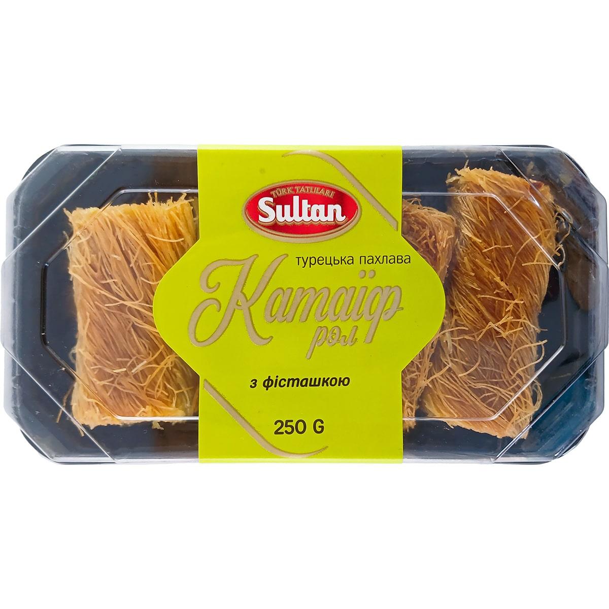 Пахлава Sultan Катаїф рол з фісташкою 250г