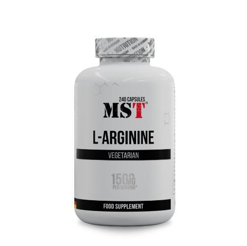 Аргінін в капсулах MST L-Arginine 1500 мг 240 капсул