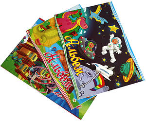 Альбом на скобі "Колорит/Люкс-Колор" 8 аркушів/110 гр.