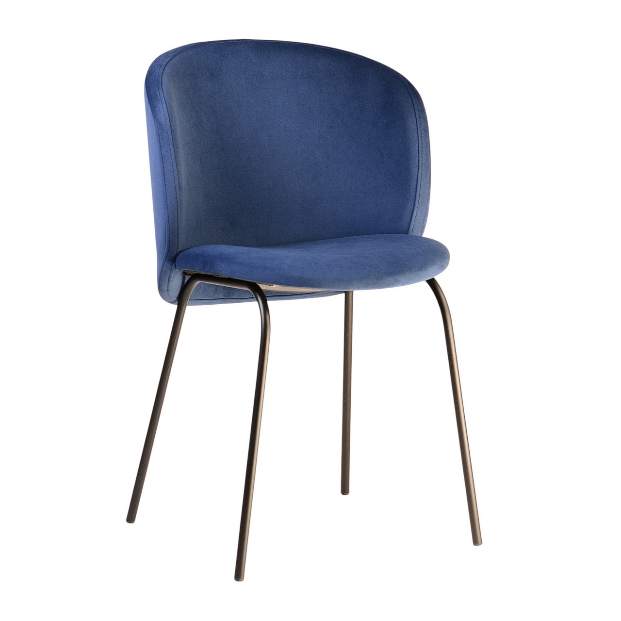 Стілець Lilo синій вельвет, фото 1