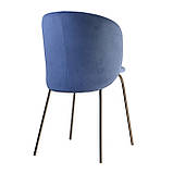 Стілець Lilo синій вельвет, фото 3