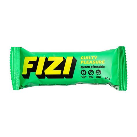 Fizi Guilty Pleasure Bar (40 g, queen pistachio), фото 1