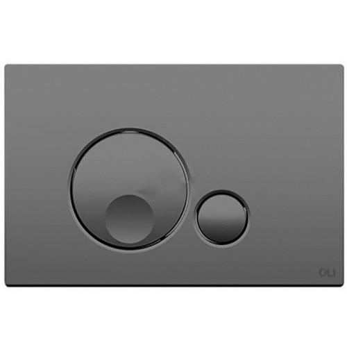 Кнопка зливу для інсталяції OLI подвійна сіра 174404 152953, фото 1
