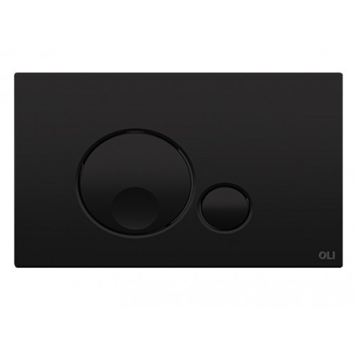 Кнопка зливу для інсталяції OLI подвійна чорна 174407 152952, фото 1