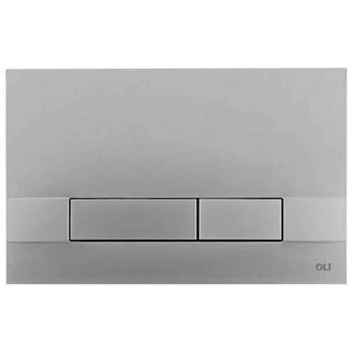 Кнопка зливу для інсталяції OLI подвійна матована хром 174410 152941, фото 1