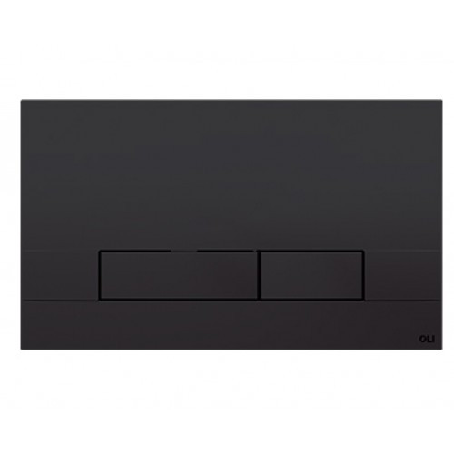 Кнопка зливу для інсталяції OLI подвійна чорна 174411 152942, фото 1