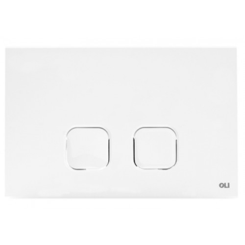 Кнопка зливу для інсталяції OLI подвійна біла 174412 70826, фото 1