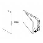 Кнопка зливу для інсталяції OLI подвійна глянцева хром 174413 70827, фото 4