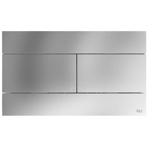 Кнопка зливу для інсталяції OLI подвійна матована хром 174418 659046, фото 1