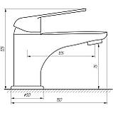 Змішувач для умивальника Globus Lux Koln GLK-0101, фото 5