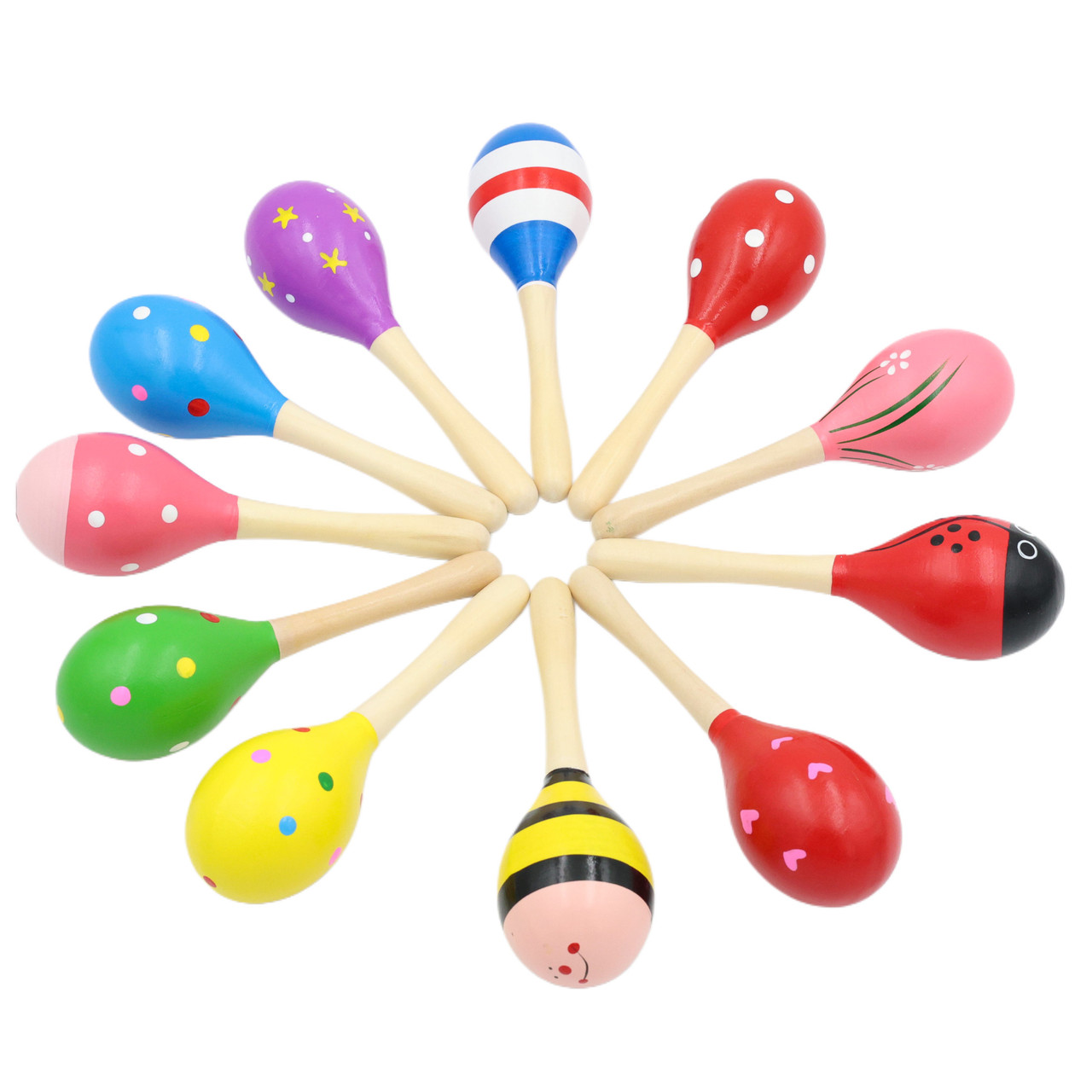 Розвиваюча музична іграшка Маракас великий (1 шт), фото 1