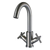 Змішувач для умивальника Globus Lux DUKAT SD4-101RS, фото 2